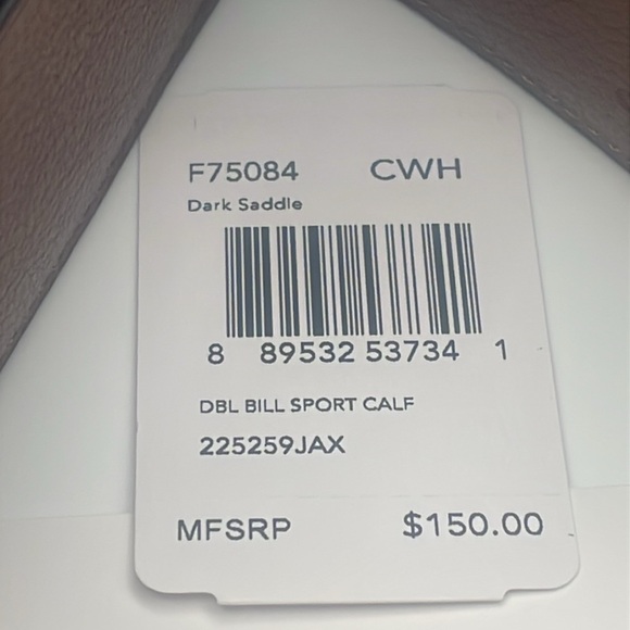 NWT Coach Leather Wallet DBL bill sport calf - Picture 6 of 7